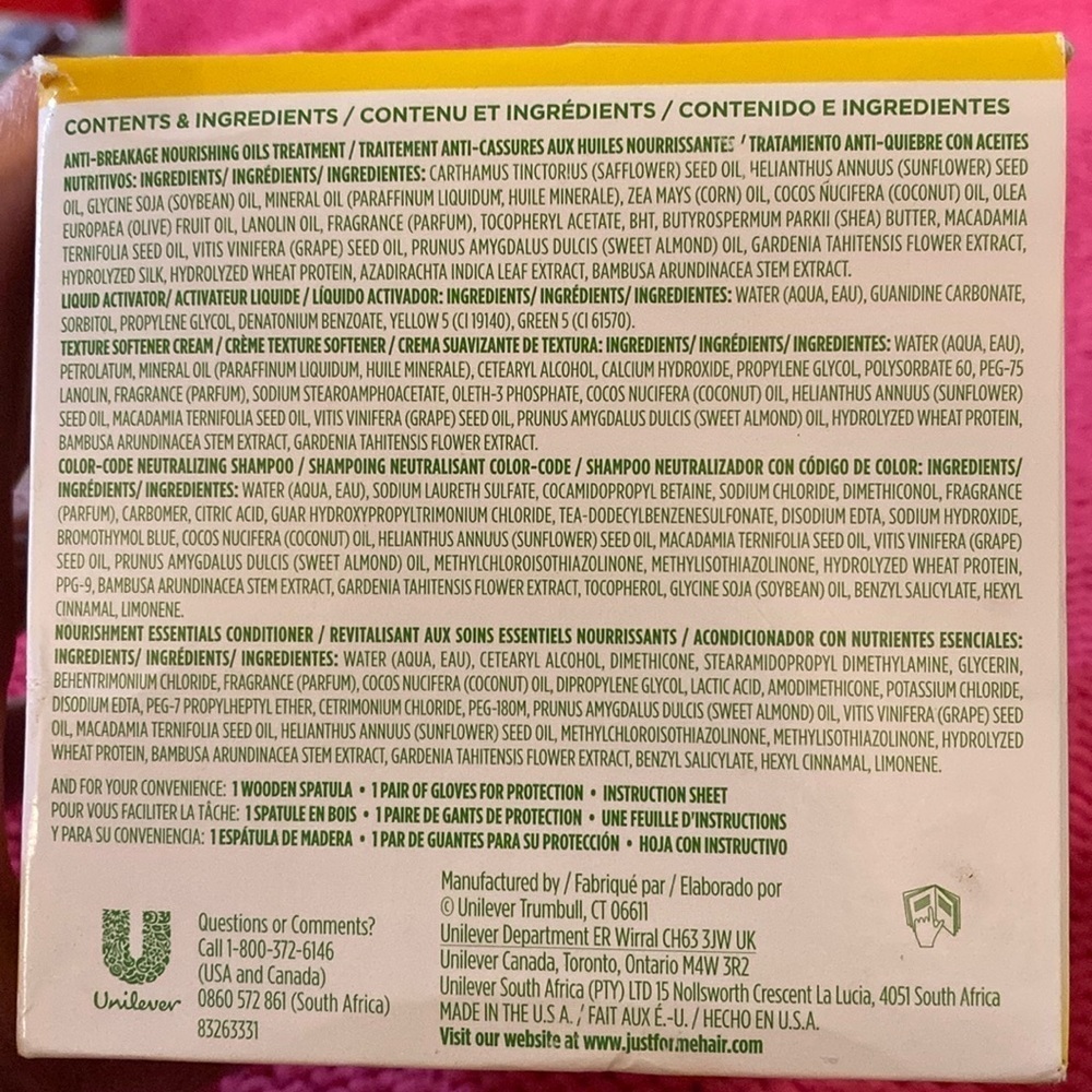 3/$20.  Just For Me No Lye Texture Softener System - Picture 12 of 12
